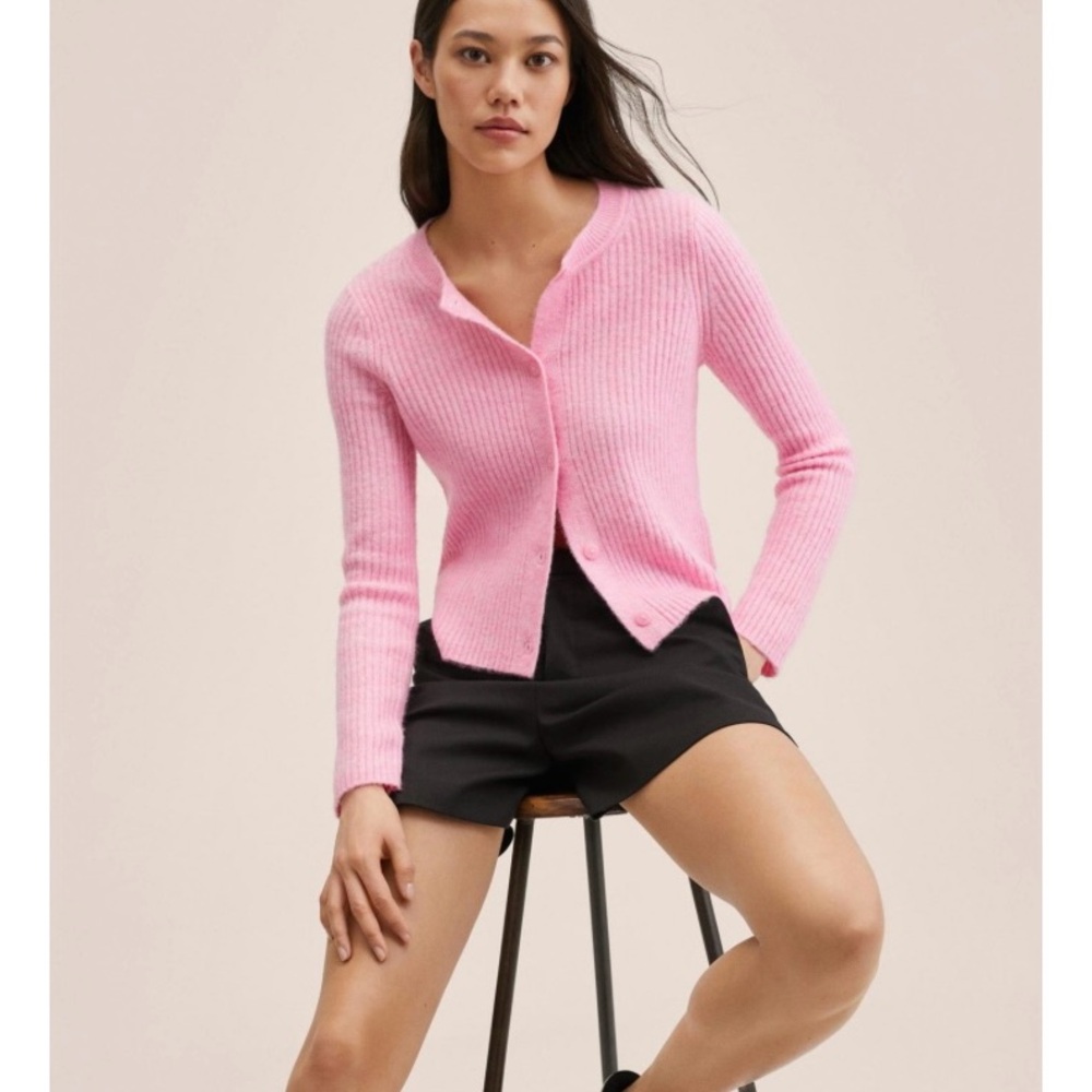 Mango pink cardigan
